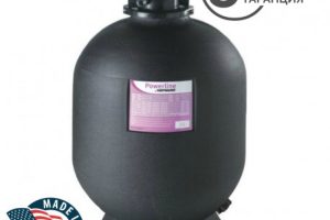 Пясъчен филтър за басейн с горен шестпътен вентил модел powerline top | hayward