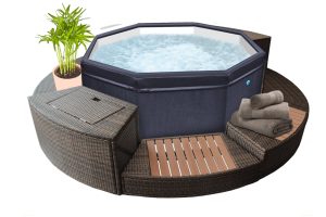 Джакузи модел octopus с панели от пяна | spa point