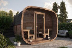 Външна сглобяема сауна cubus premium | eu