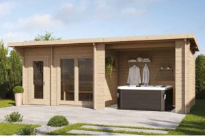 Външна сглобяема сауна home spa | eu