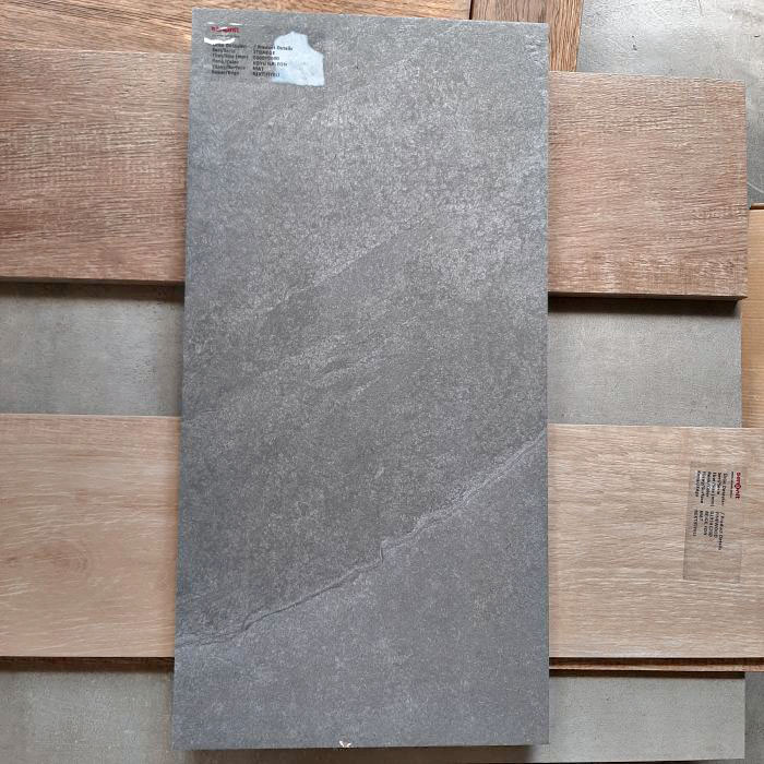 Гранитогрес 300x600 stone age dark gray | seranit