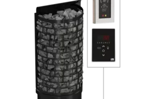 Печка за сауна aries wall black ni2 | sawo