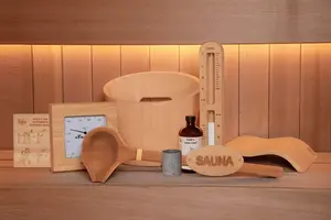 Комплект аксесоари за сауна модел signature cedar