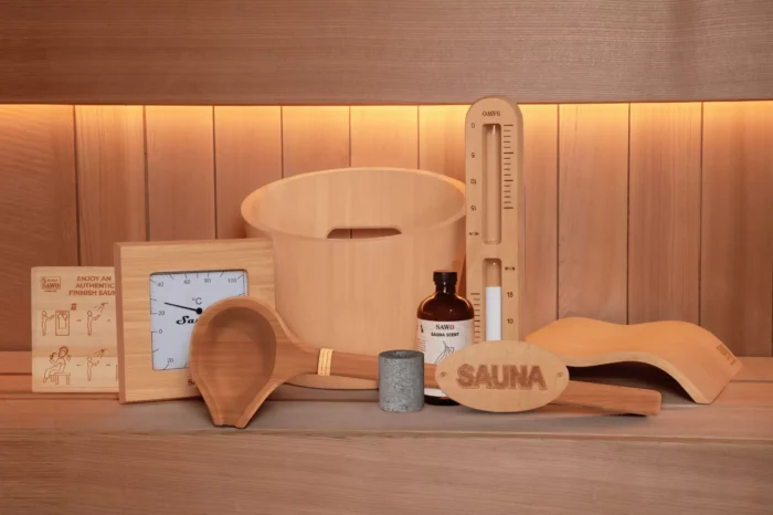 Комплект аксесоари за сауна модел signature cedar