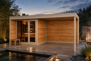 Външна сауна "house" | passion spas